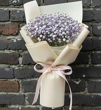 Букет цветов из:  Гипсофила в Стрелке Краснодарского края