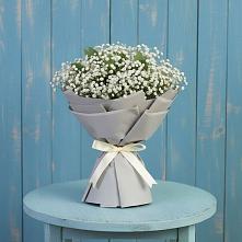 Букет цветов из:  Гипсофила в Стрелке Краснодарского края
