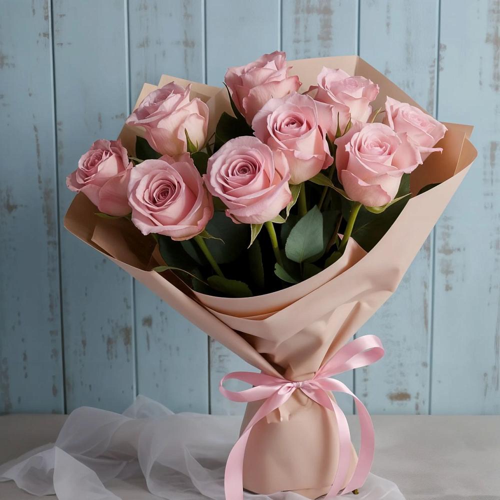 Букет цветов из: Розы в Стрелке Краснодарского края