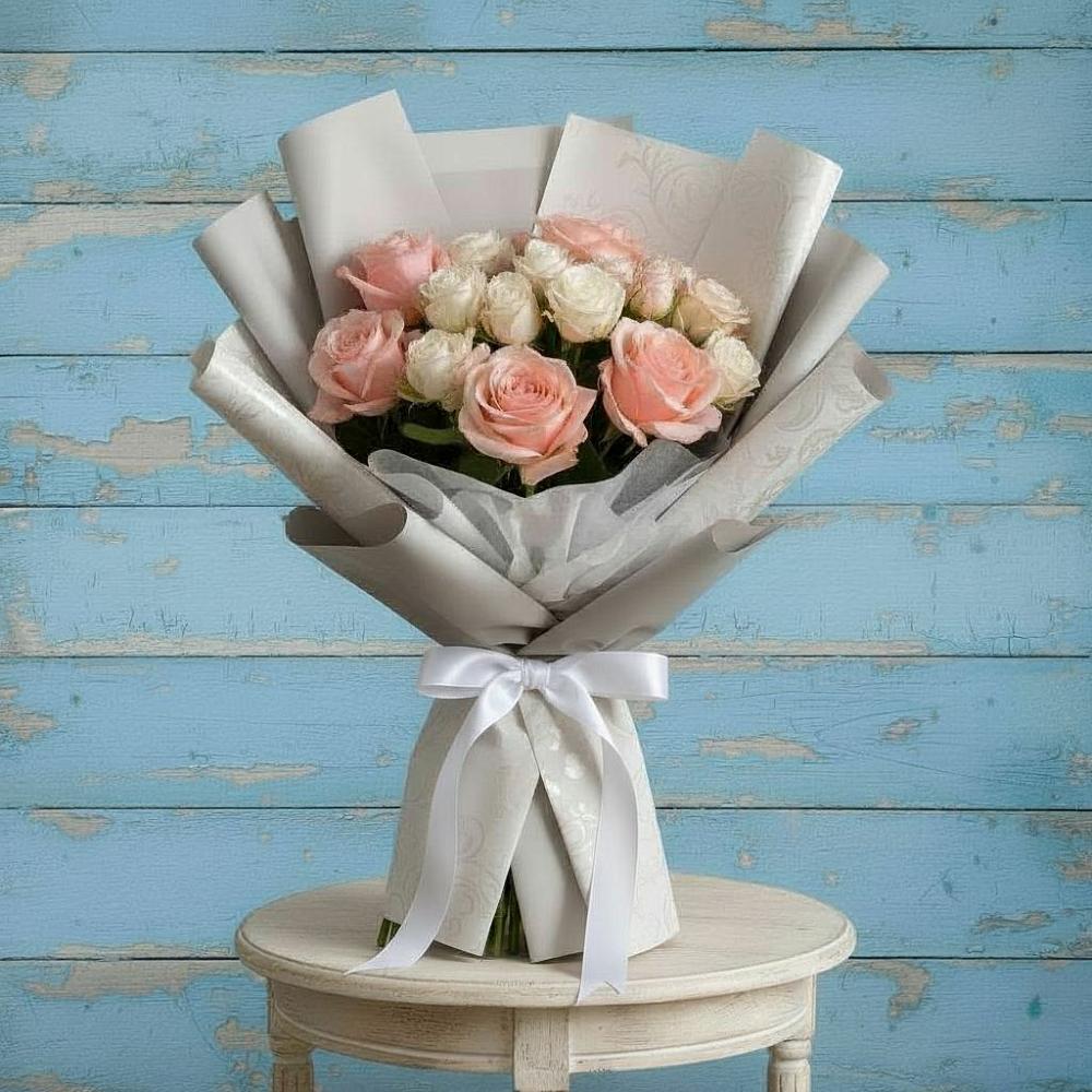 Букет цветов из: Розы в Стрелке Краснодарского края