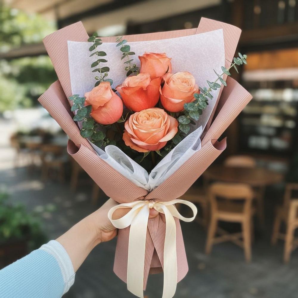 Букет цветов из: Розы в Стрелке Краснодарского края