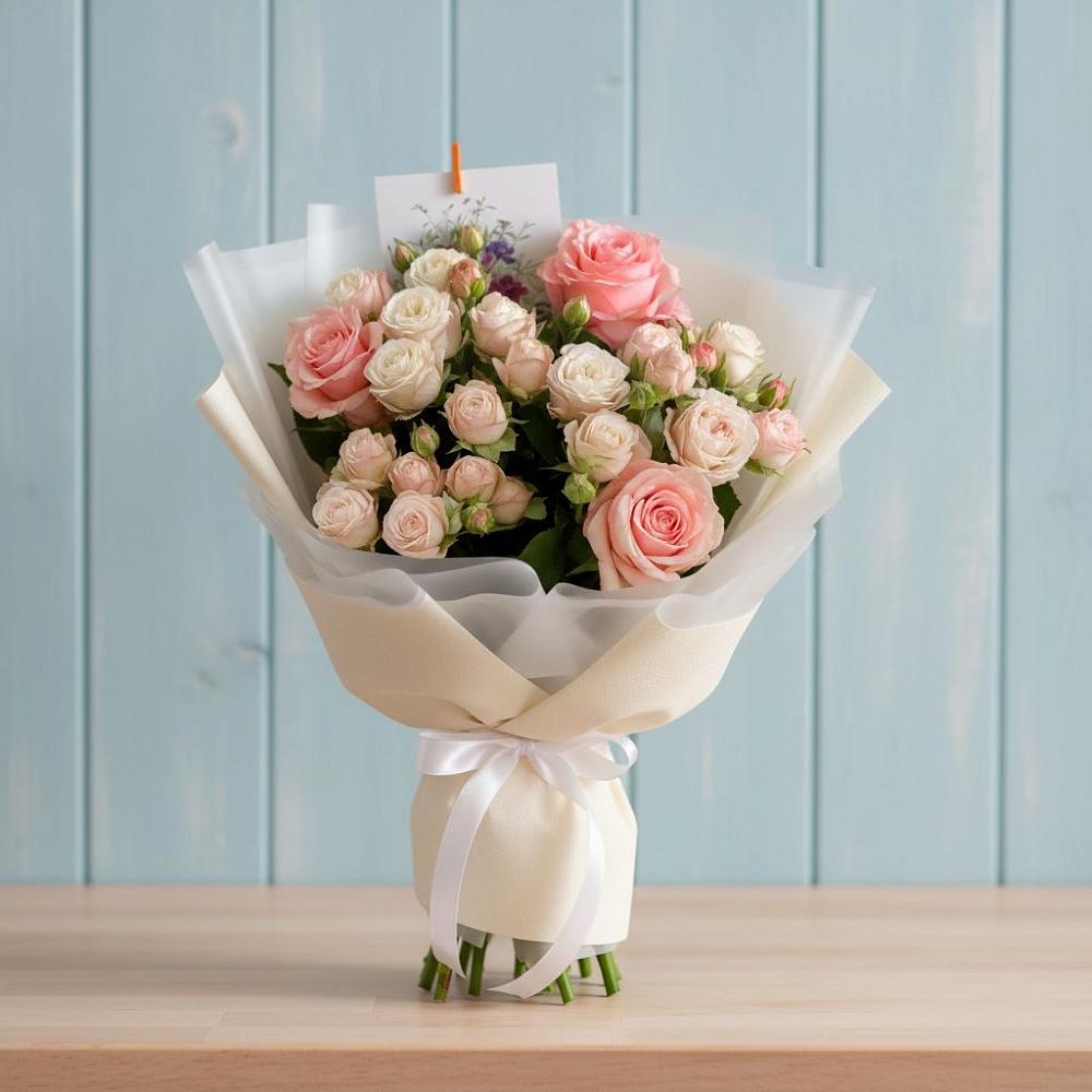 Букет цветов из: Розы в Стрелке Краснодарского края