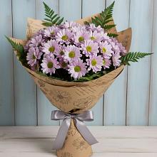 Букет цветов из:  Хризантемы в Стрелке Краснодарского края