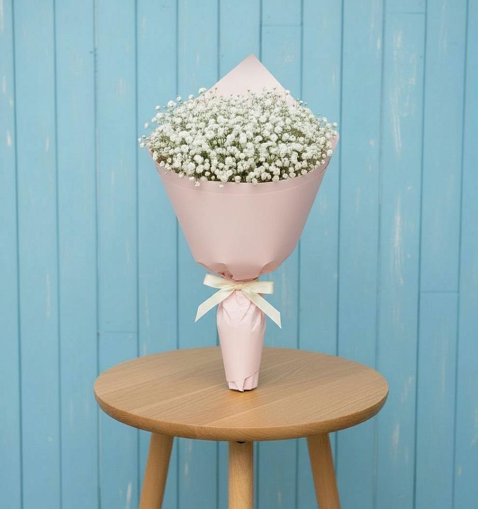 Букет цветов из: Гипсофила в Стрелке Краснодарского края