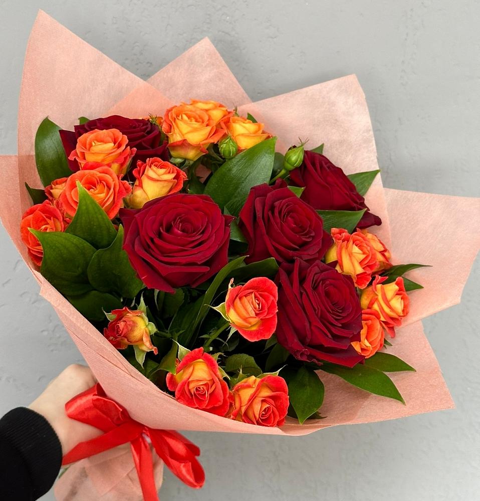 Букет Любовь и восторг в Стрелке Краснодарского края