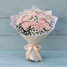 Букет цветов из:  Гвоздики в Стрелке Краснодарского края