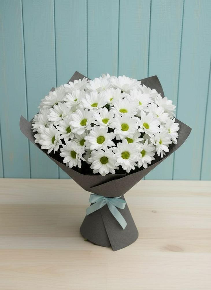 Букет цветов из: Хризантемы в Стрелке Краснодарского края