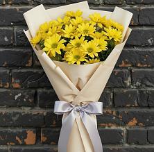 Букет цветов из:  Хризантемы в Стрелке Краснодарского края