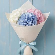 Букет цветов из:  Гортензия в Стрелке Краснодарского края
