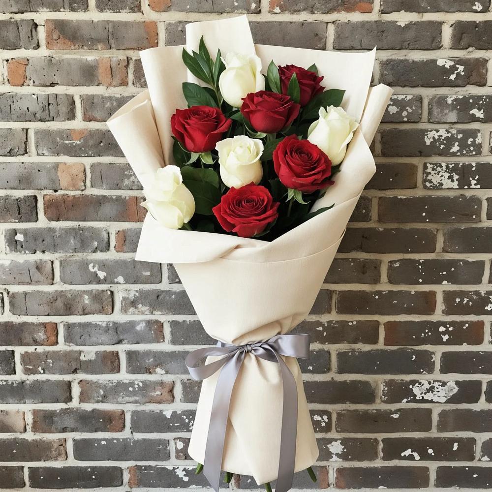 Букет цветов из: Розы в Стрелке Краснодарского края