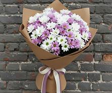 Букет цветов из:  Хризантемы в Стрелке Краснодарского края