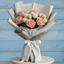 Букет цветов из:  Розы #REPLACE_PRED# Стрелке Краснодарского края