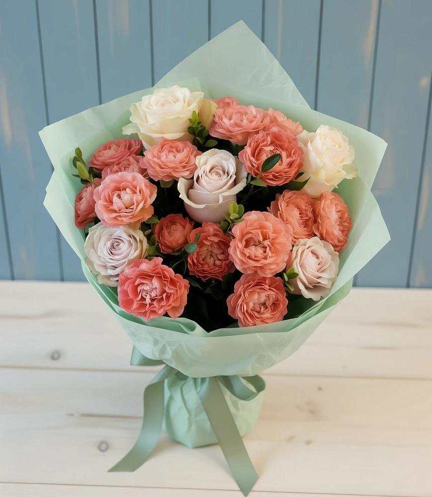 Букет цветов из: Розы в Стрелке Краснодарского края