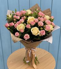 Букет цветов из:  Розы в Стрелке Краснодарского края