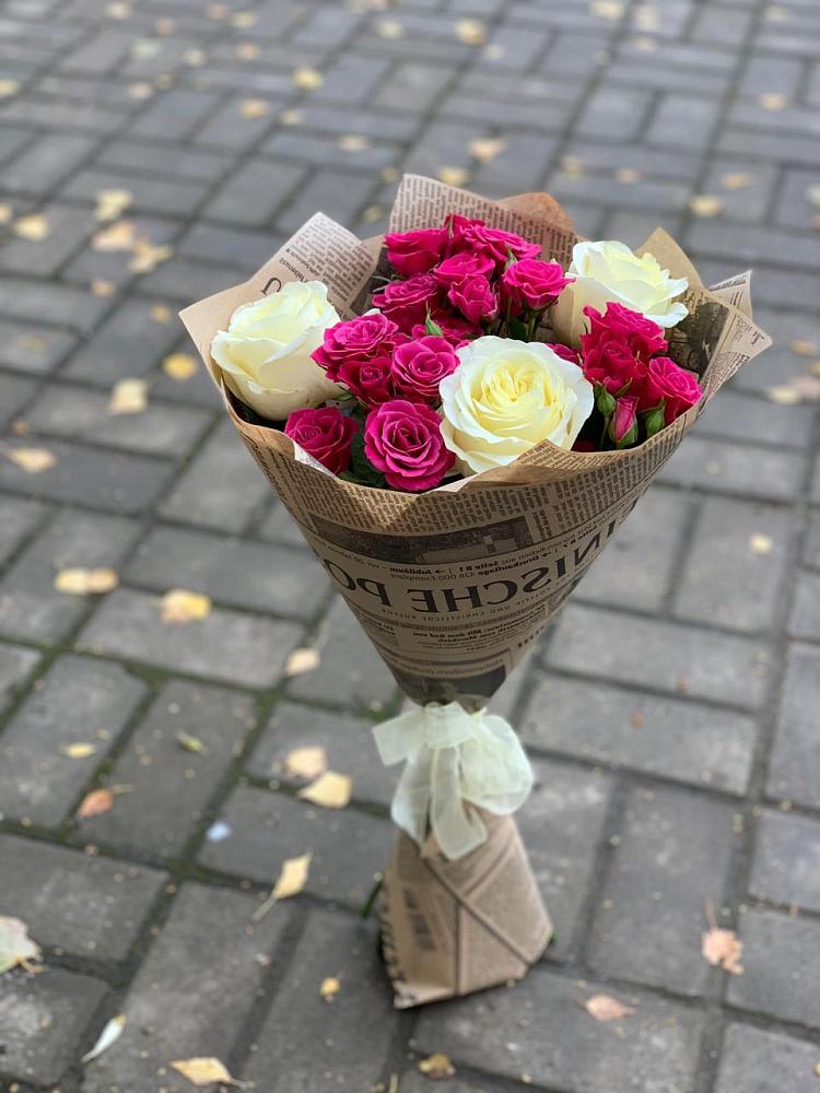 Букет цветов из: Розы в Стрелке Краснодарского края