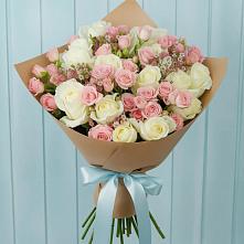 Букет цветов из:  Розы #REPLACE_PRED# Стрелке Краснодарского края